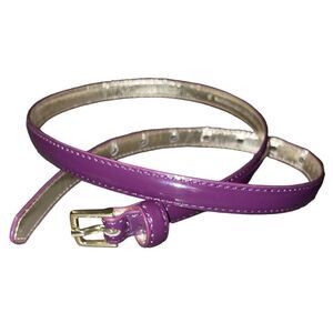 Studio 54 Vegan Leather Skinny Belt